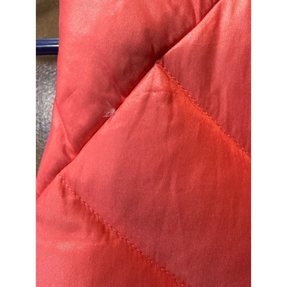 The North Face 550 Down Vest Women's Small Coral Pink Puffer Quilted Lightweight - Picture 5 of 7